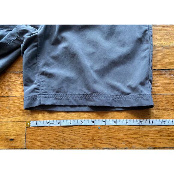 COLUMBIA Titanium Nylon Gray Adventure Shorts Womens sz 10 - Picture 12 of 12